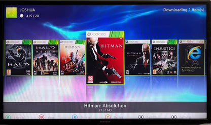 2TB Modded Xbox 360 Slim Bundle RGH3 - Aurora Dashboard - 270+ Xbox 360 Games 10,000+ Retro Titles - Retro Modd