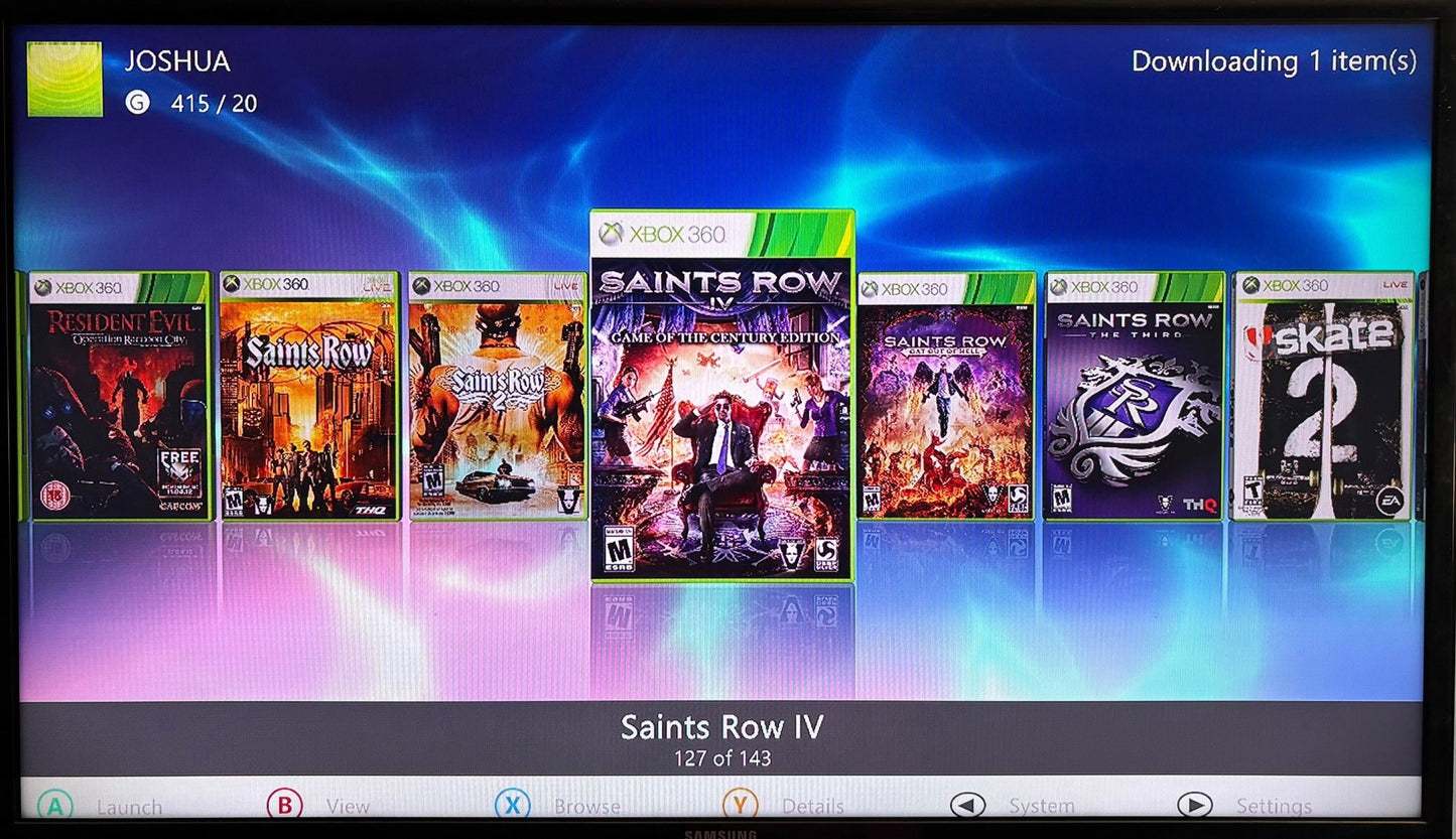 2TB Modded Xbox 360 Slim Bundle RGH3 - Aurora Dashboard - 270+ Xbox 360 Games 10,000+ Retro Titles - Retro Modd