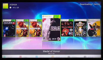 2TB Modded Xbox 360 Slim Bundle RGH3 - Aurora Dashboard - 270+ Xbox 360 Games 10,000+ Retro Titles - Retro Modd