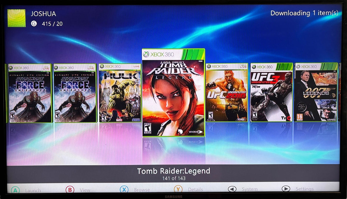 2TB Modded Xbox 360 Slim Bundle RGH3 - Aurora Dashboard - 270+ Xbox 360 Games 10,000+ Retro Titles - Retro Modd