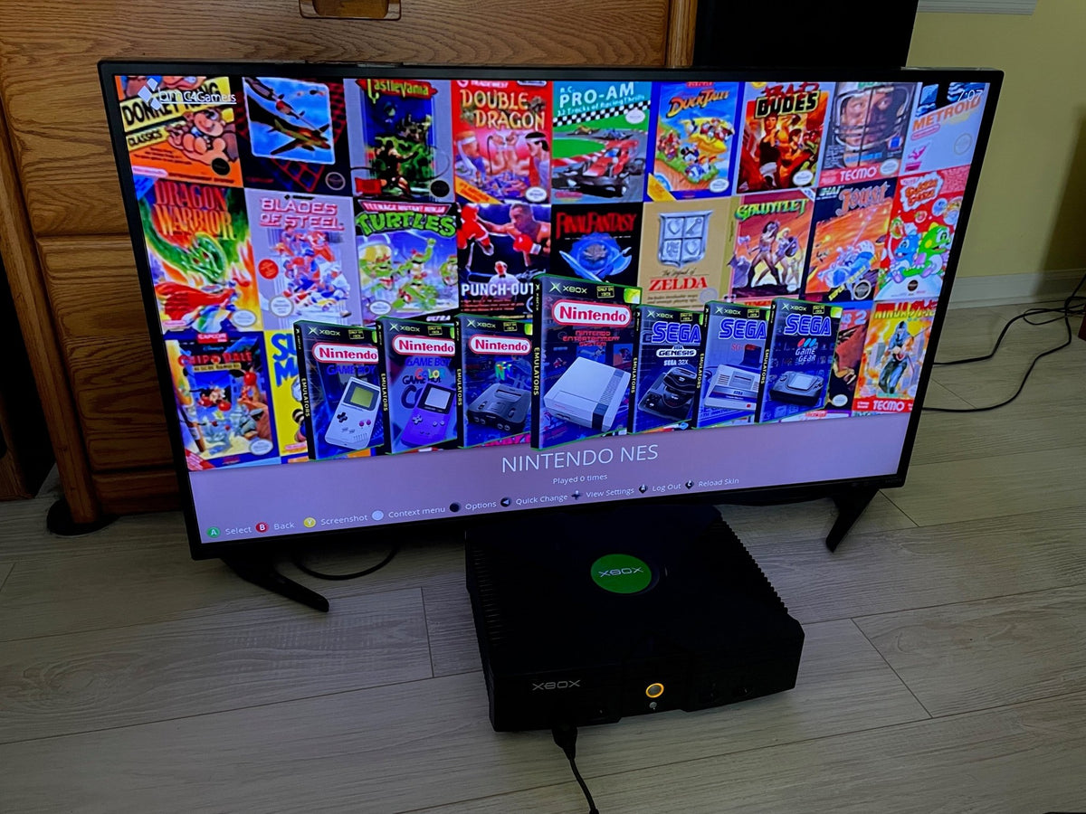 Xbox Motherboard & Hard Drive 8TB Cerbios TSOP - All US Xbox Games & 80,000+ Retro TItles - Retro Modd