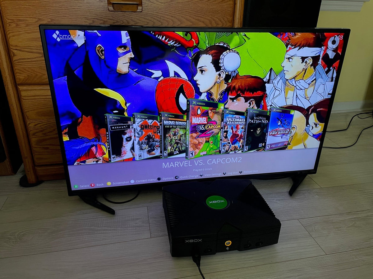 Xbox Motherboard & Hard Drive 8TB Cerbios TSOP - All US Xbox Games & 80,000+ Retro TItles - Retro Modd