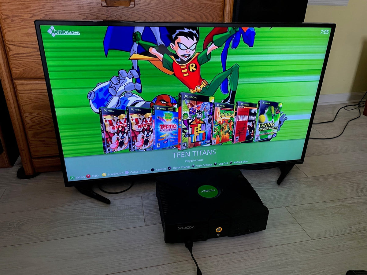 Xbox Motherboard & Hard Drive 8TB Cerbios TSOP - All US Xbox Games & 80,000+ Retro TItles - Retro Modd