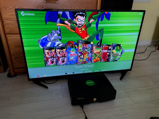 Xbox Motherboard & Hard Drive 8TB Cerbios TSOP - All US Xbox Games & 80,000+ Retro TItles - Retro Modd