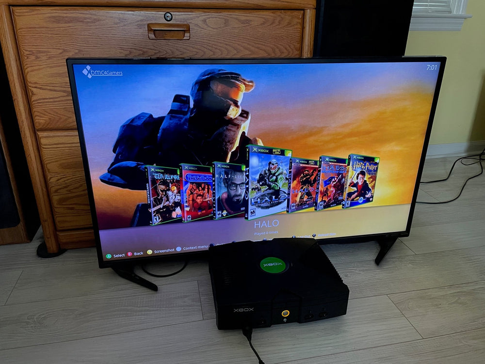 Xbox Motherboard & Hard Drive 8TB Cerbios TSOP - All US Xbox Games & 80,000+ Retro TItles - Retro Modd