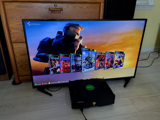 Xbox Motherboard & Hard Drive 8TB Cerbios TSOP - All US Xbox Games & 80,000+ Retro TItles - Retro Modd