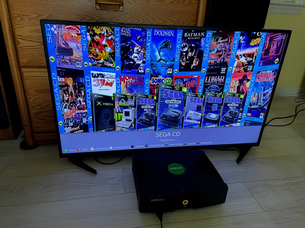 Xbox Motherboard & Hard Drive 8TB Cerbios TSOP - All US Xbox Games & 80,000+ Retro TItles - Retro Modd
