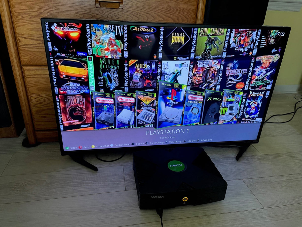 Xbox Motherboard & Hard Drive 8TB Cerbios TSOP - All US Xbox Games & 80,000+ Retro TItles - Retro Modd