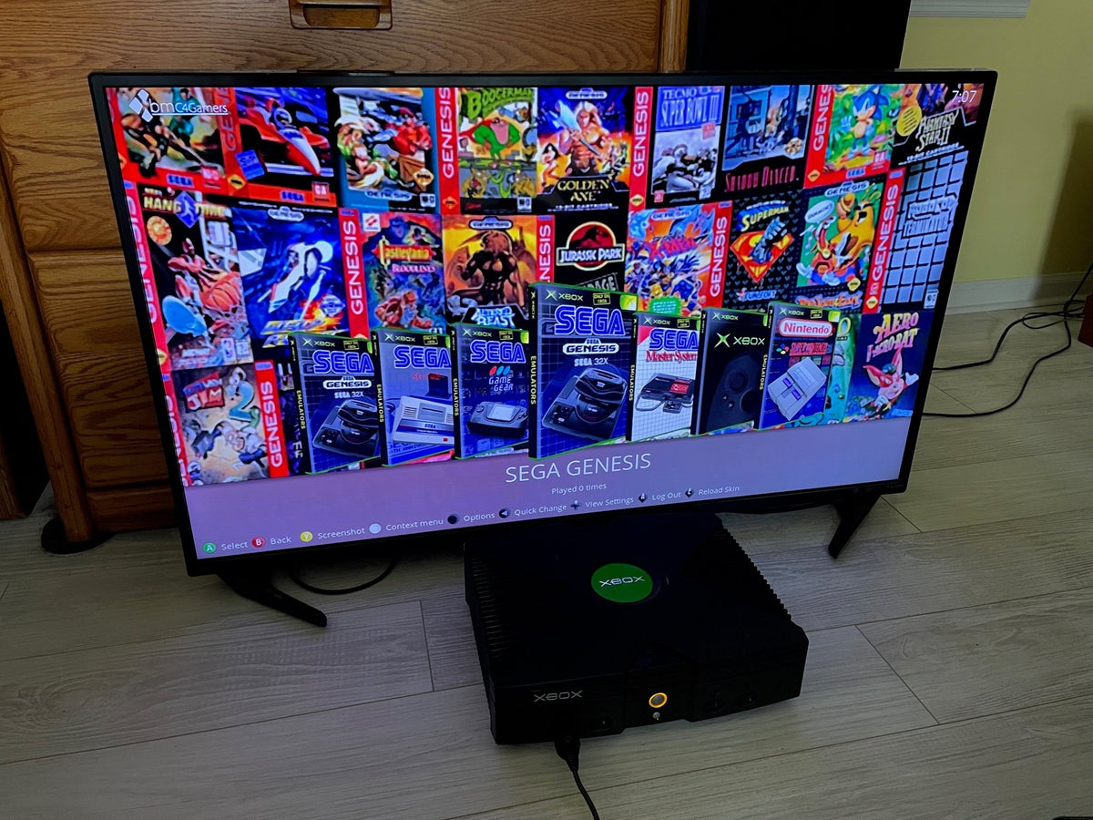 Xbox Motherboard & Hard Drive 8TB Cerbios TSOP - All US Xbox Games & 80,000+ Retro TItles - Retro Modd
