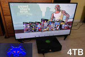 Xbox Motherboard & Hard Drive 8TB Cerbios TSOP - All US Xbox Games & 80,000+ Retro TItles - Retro Modd